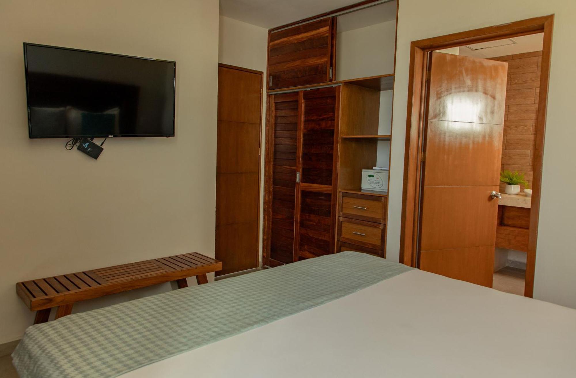 Aquastar Hotel&Apartments Mahahual Exterior foto