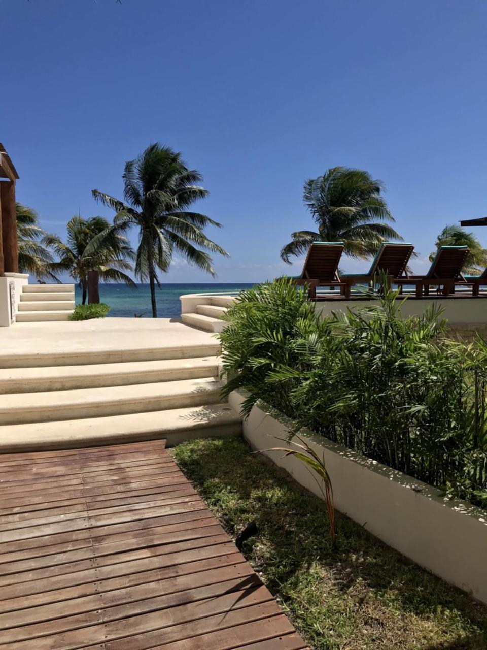 Aquastar Hotel&Apartments Mahahual Exterior foto