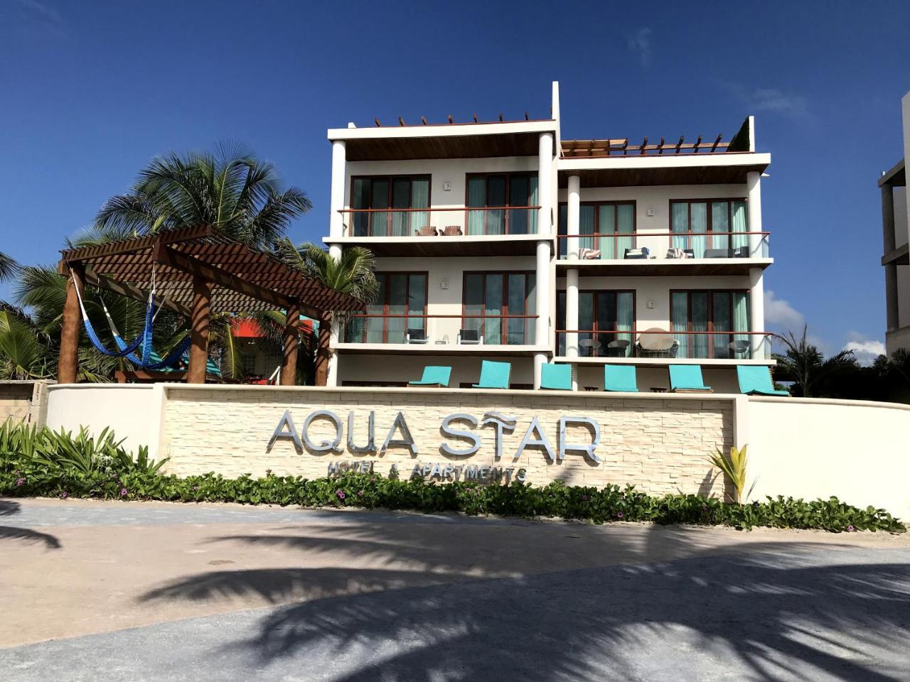 Aquastar Hotel&Apartments Mahahual Exterior foto