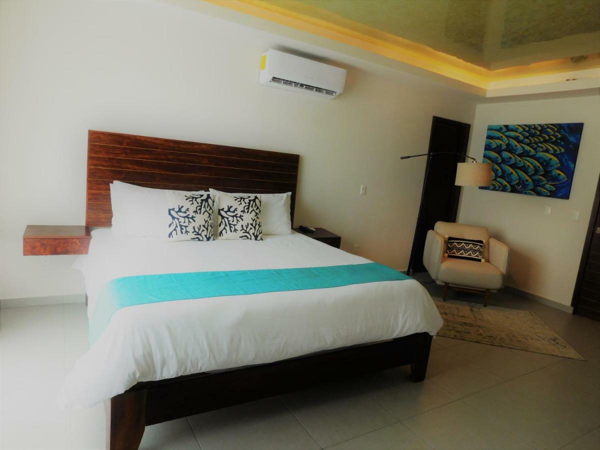 Aquastar Hotel&Apartments Mahahual Exterior foto