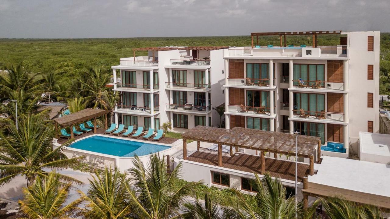 Aquastar Hotel&Apartments Mahahual Exterior foto